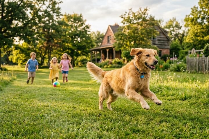 As Melhores Raças de Cães para Casas Grandes Espaço, Energia e Companheirismo
