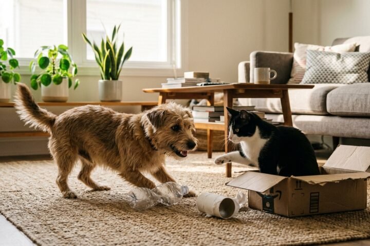 Brinquedos Simples para Gastar Energia Dentro de Casa Guia Prático para Cães e Gatos