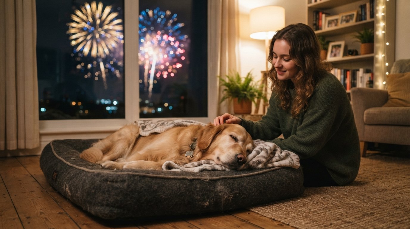 Como Acalmar um Cachorro Durante Fogos de Artifício Guia Prático e Seguro